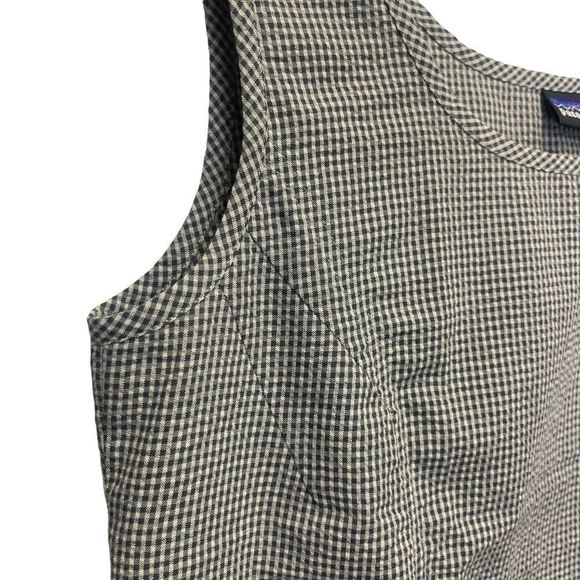 Patagonia Sunspot Dress Checked Gray - Picture 7 of 11